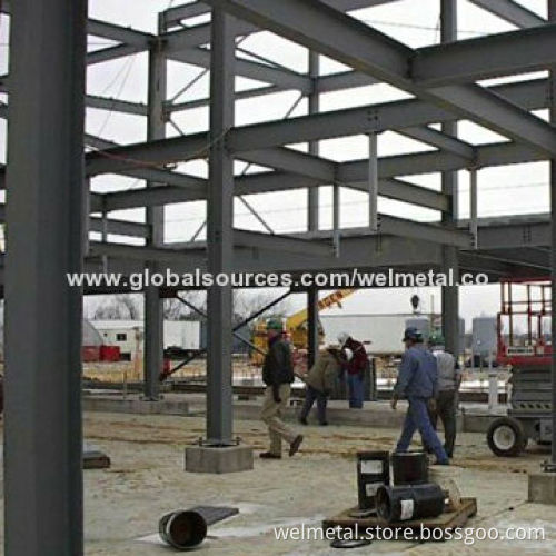 Prefabricated structural steel building project